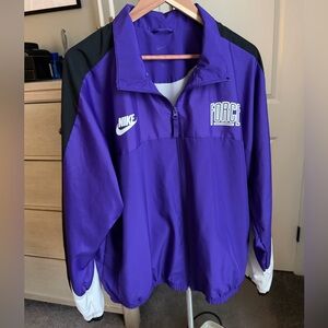 Nike Purple and Black Bomber Jacket
